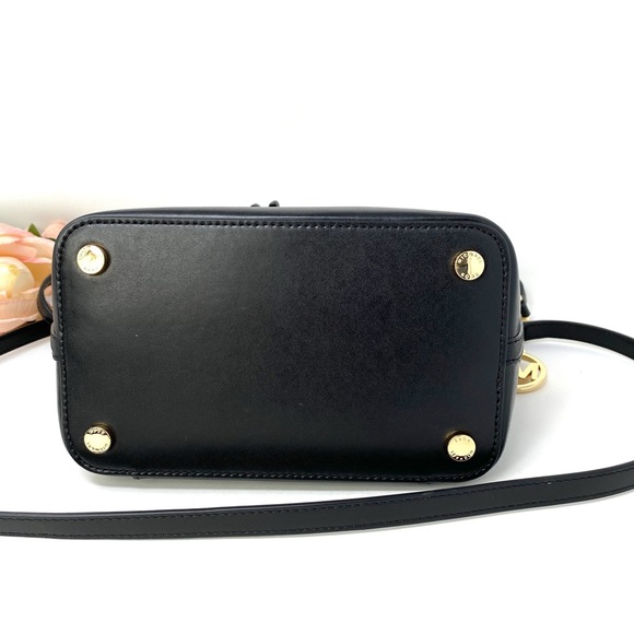 Michael Kors Trista Medium Bucket Bag Le Black - Picture 7 of 8